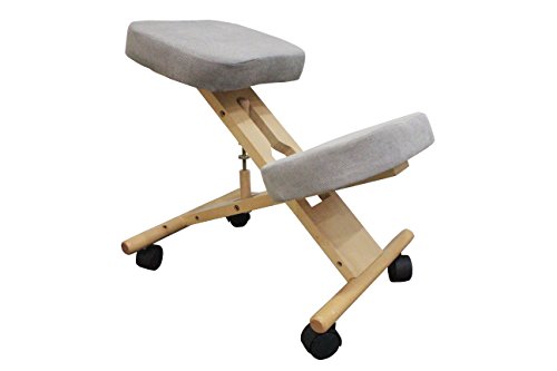 Sedia inginocchiatoio PRO11, ergonomica, sedia correttiva per la postura  del ginocchio. Beige